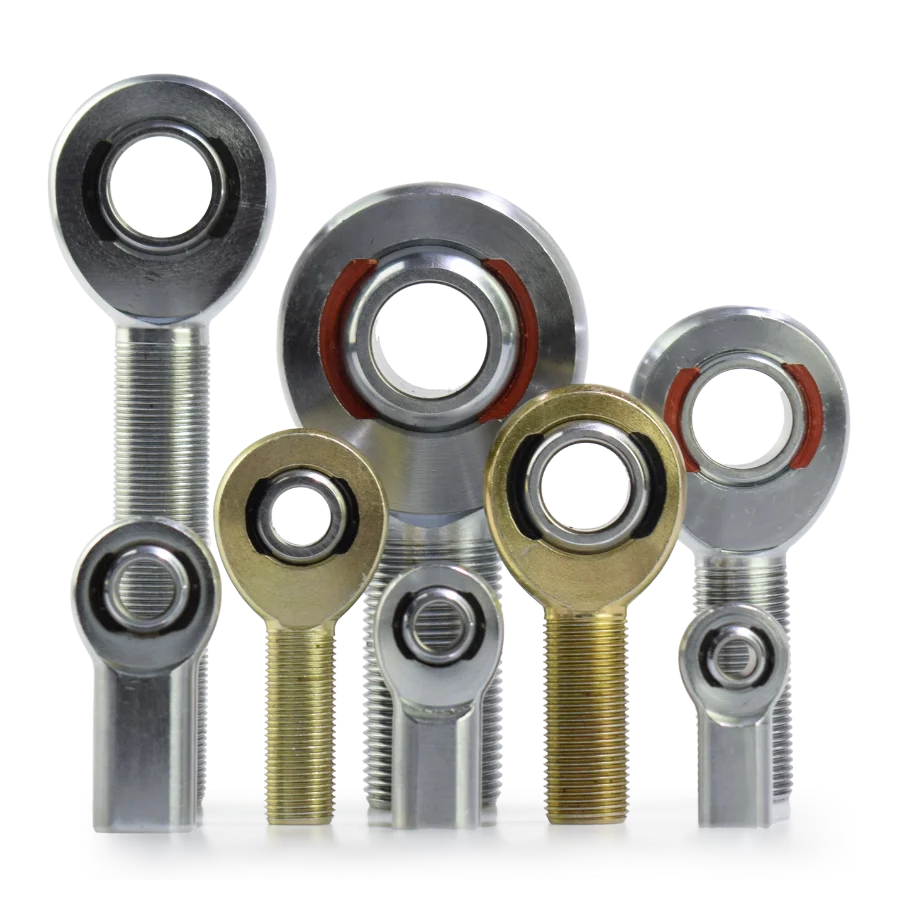 Eight different sizes Heim Joints standing